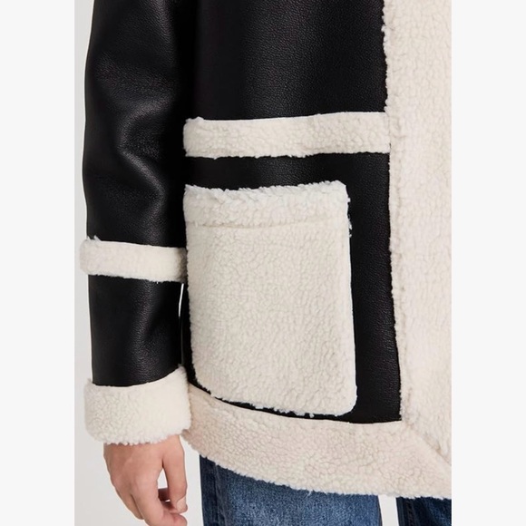 Avec les Filles Faux Shearling Jacket—last chance - Picture 7 of 9